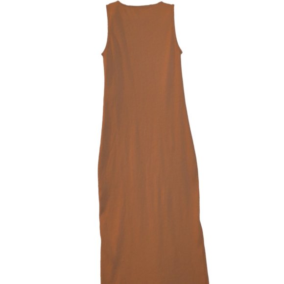 Vero Moda Women Corduroy Rib Dress JRS Sleeveless Cotton Stretch Beige Tall XS - Picture 4 of 6